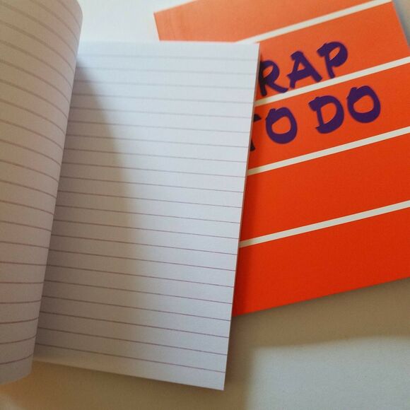 Paint Chip Style Cover Blank Notebooks Crap to Do Crap to Buy New W Extras - Picture 5 of 6